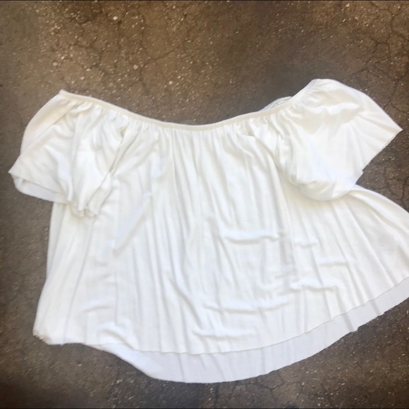 Ecote Urban Outfitters off the shoulder white top - Picture 3 of 4